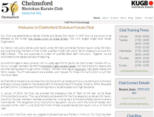 Tablet Screenshot of chelmsford-karate.co.uk